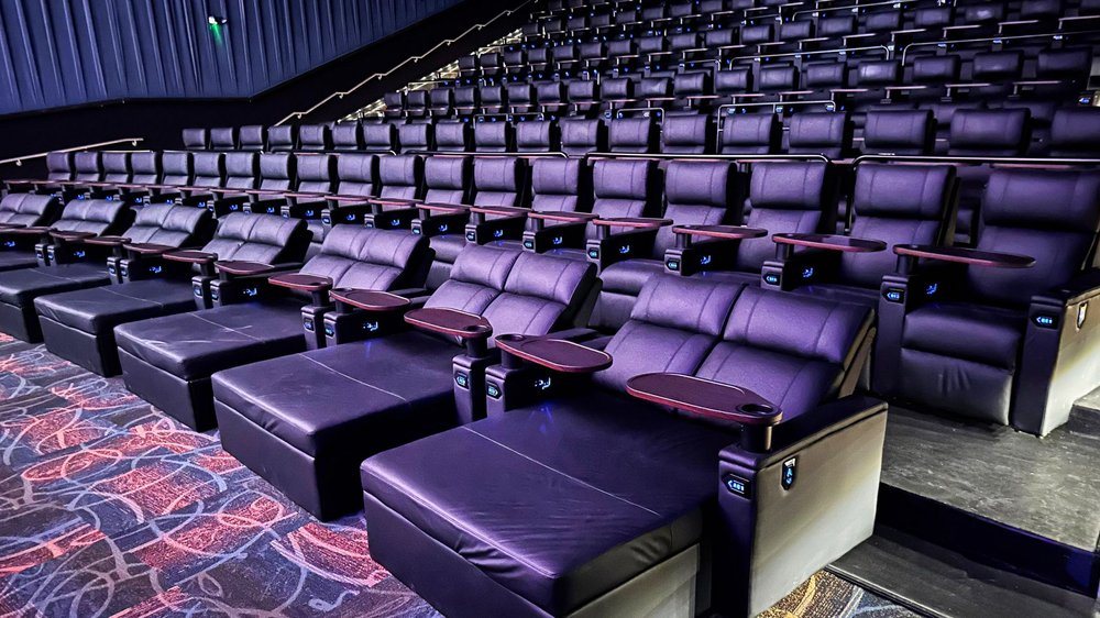 Theatre with recliner seating